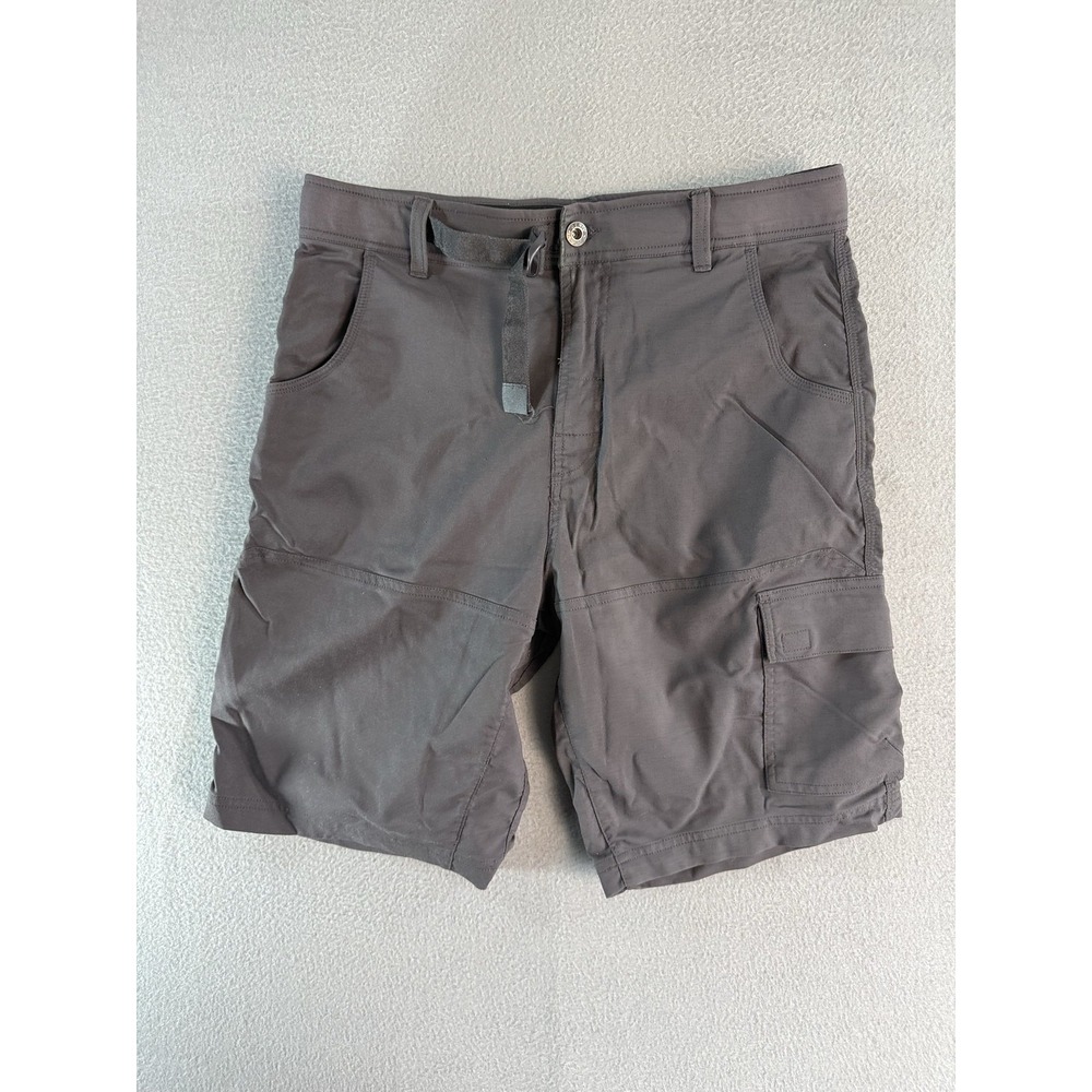 Gerry Shorts Mens 32 Gray Cargo Microfiber 11 Inseam Outdoor Casual Summer